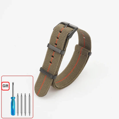 Polar Elastic Nylon Watch Band, NATO Strap for Polar Smartwatch, Waterproof BandsCo Straps
