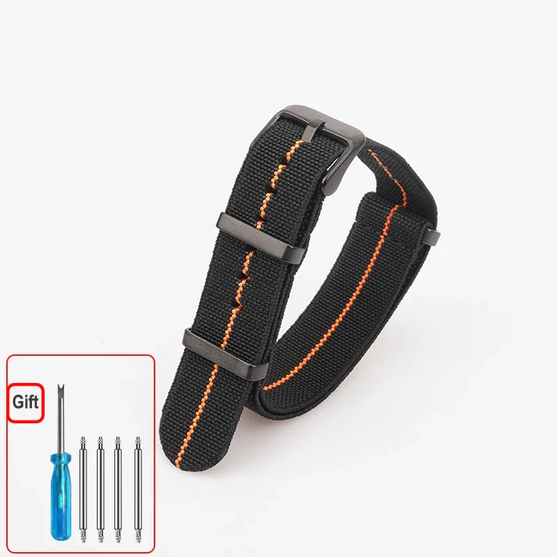 Polar Elastic Nylon Watch Band, NATO Strap for Polar Smartwatch, Waterproof BandsCo Straps