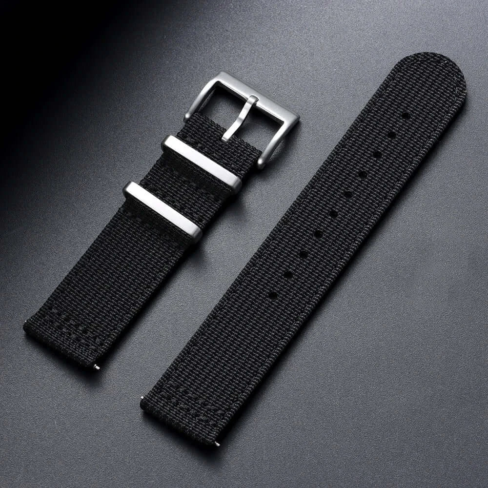 Amazfit Nylon Ribbed Watch Band Quick Release Sport Strap For Smartwatch BandsCo Straps