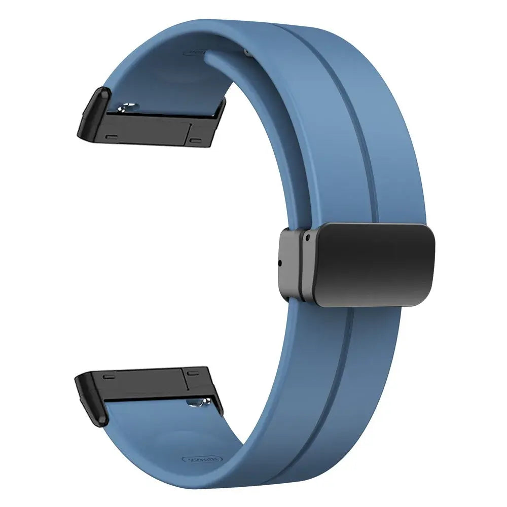 Fitbit Versa & Sense Silicone Strap With Magnetic Clasp BandsCo Straps