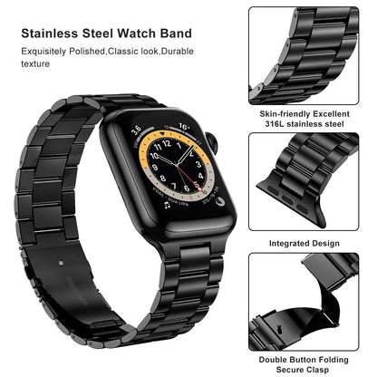 Apple Watch Stainless Steel Band - Premium Metal Bracelet BandsCo Straps