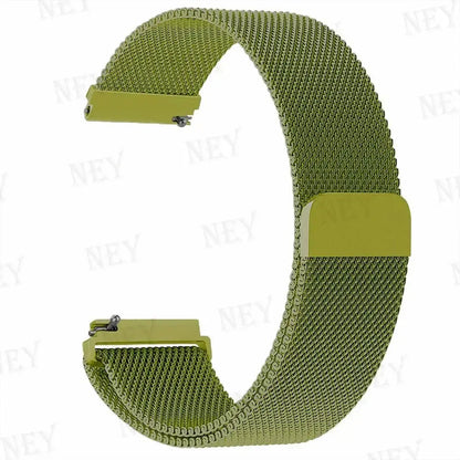 Amazfit Milanese Loop Band Stainless Steel Smartwatch Strap Metal Bracelet BandsCo Straps