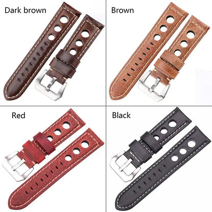 Suunto Leather Watch Band - Classic, Secure, Durable Design BandsCo Straps