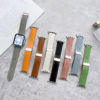 Apple Watch Leather Band - Premium Stylish Strap with Buckle BandsCo Straps