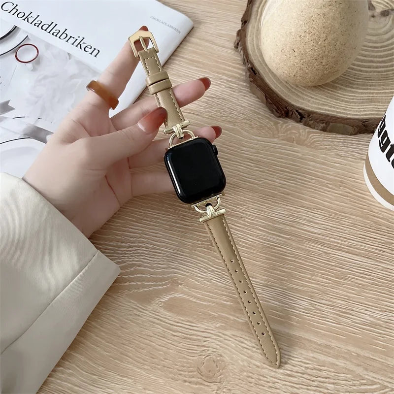 Apple Watch Genuine Leather Strap - Classic Durable Design BandsCo Straps