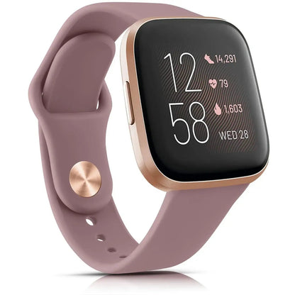 Fitbit Versa & Sense Silicone Strap - Soft Waterproof Design BandsCo Straps