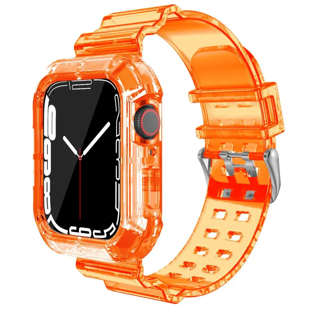 Apple Watch Soft Silicone Strap - Transparent Comfortable Fit BandsCo Straps