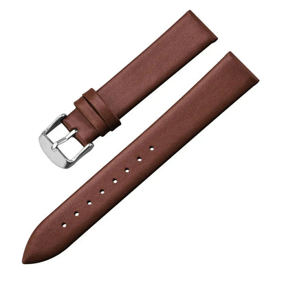 Amazfit Leather Band for Smartwatch Calf Leather with Silver Buckle BandsCo Straps