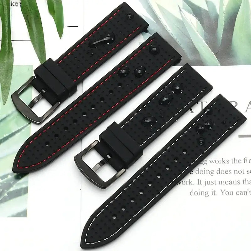Suunto Silicone Band - Breathable Patterned Design BandsCo Straps