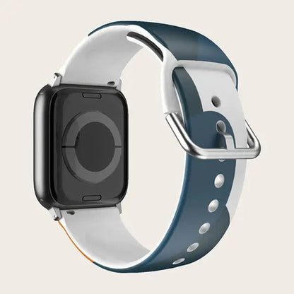 Patterned & Clear Apple Watch Band with Buckle BandsCo Straps