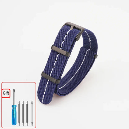 COROS Elastic Nylon Watch Band - Washable Waterproof Strap For Outdoors BandsCo Straps