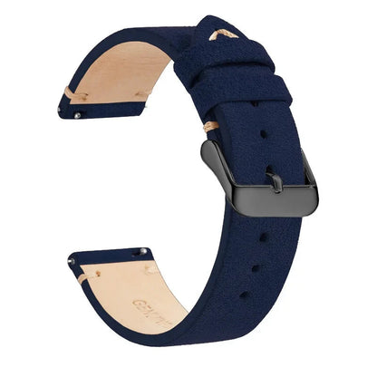 Polar Vantage, Grit X & Ignite Suede Leather Band, Contrast Stitching BandsCo Straps
