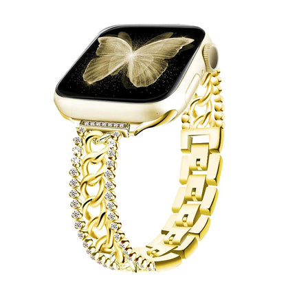 Apple Watch Chain Diamond Band - Rhinestone Loop Strap BandsCo Straps