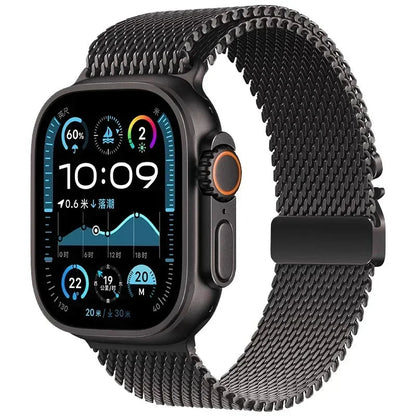 Apple Watch Titanium Milanese Loop Strap - Sleek and Durable BandsCo Straps