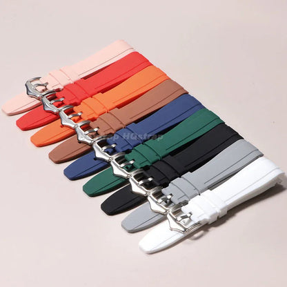 Polar Silicone Watch Band For Polar Smartwatch, Curved End, Unisex, Waterproof BandsCo Straps