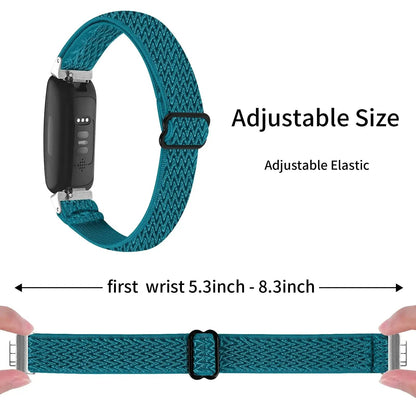 Fitbit Inspire 3, 2, 1, HR Nylon Band - Stretchy Durable Strap BandsCo Straps