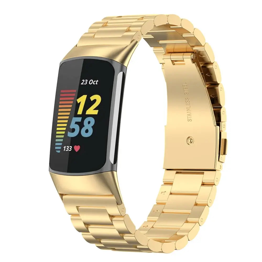 Fitbit Charge 5 6 Stainless Steel Band - Sleek Durable Design BandsCo Straps