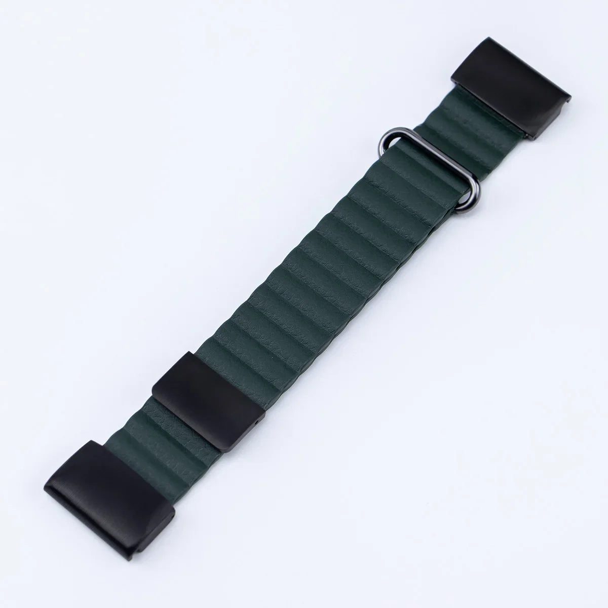 Garmin QuickFit Ribbed Magnetic Leather Band BandsCo Straps