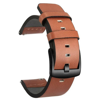 COROS Leather Quick Release Watch Band for Smartwatch Premium Strap BandsCo Straps