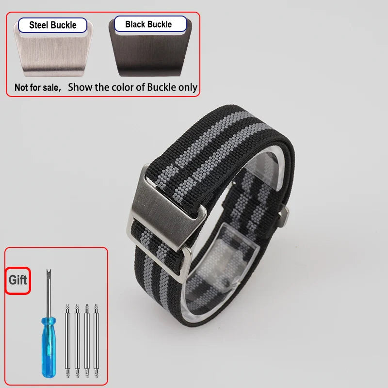 OnePlus Smartwatch Bands Nylon Elastic Parachute Fabric Watch Strap BandsCo Straps