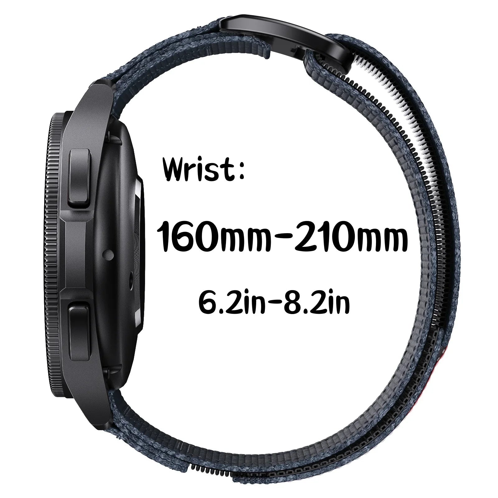 Amazfit Nylon Watch Band with Velcro Clasp for Smartwatches BandsCo Straps