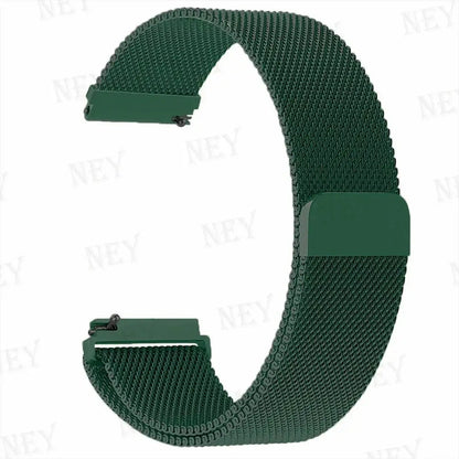 Amazfit Milanese Loop Band Stainless Steel Smartwatch Strap Metal Bracelet BandsCo Straps