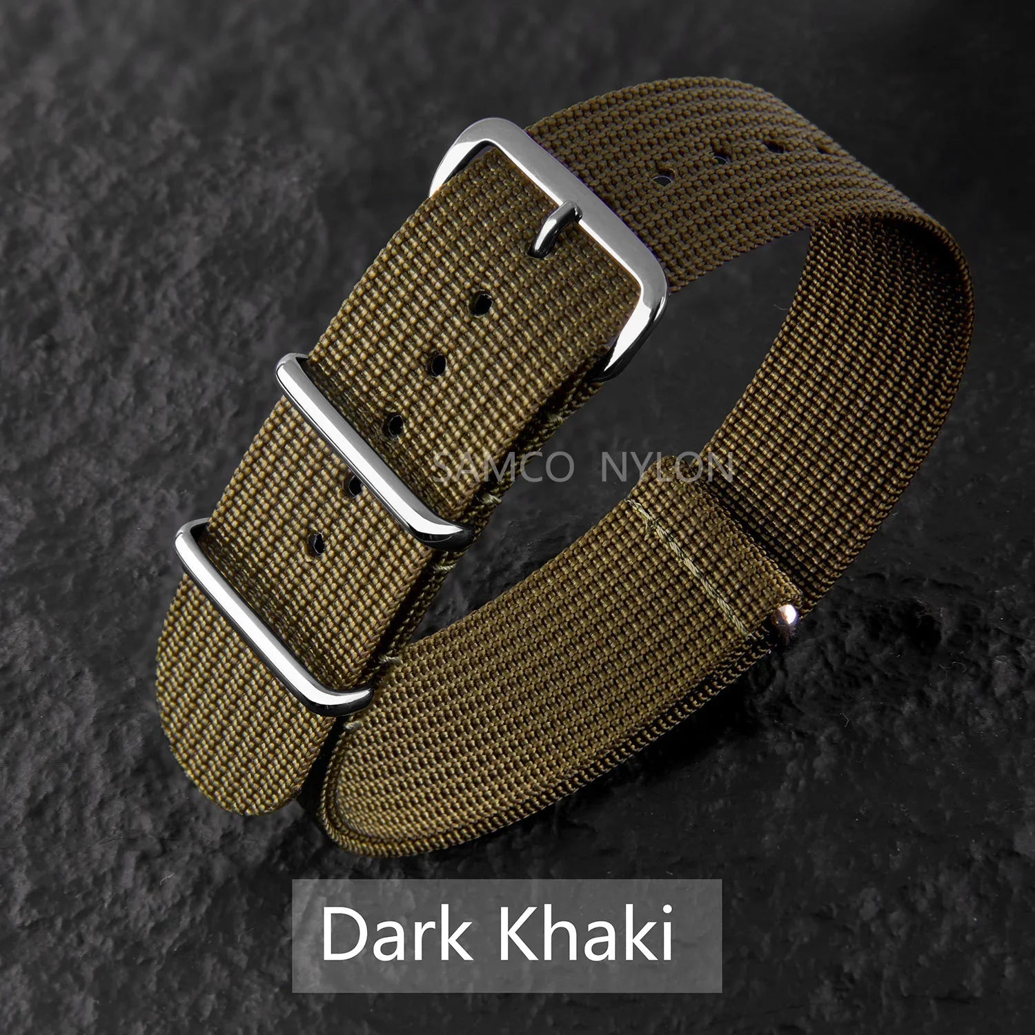 COROS Nylon Ribbed Watch Band For Smartwatch - Military Washable Strap BandsCo Straps