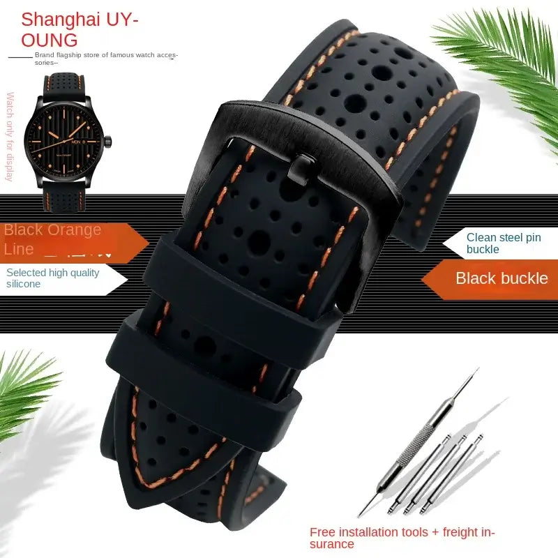 Ticwatch Silicone Band - Breathable, Comfortable, Versatile BandsCo Straps