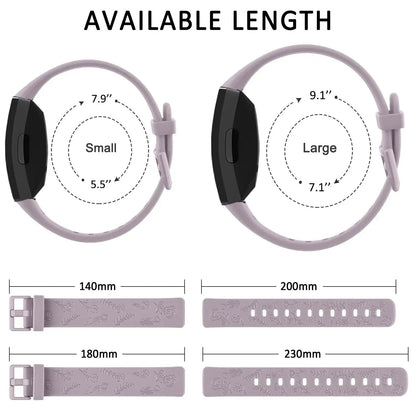 Fitbit Inspire 3 Silicone Band with Designs – Stylish Patterned Strap BandsCo Straps