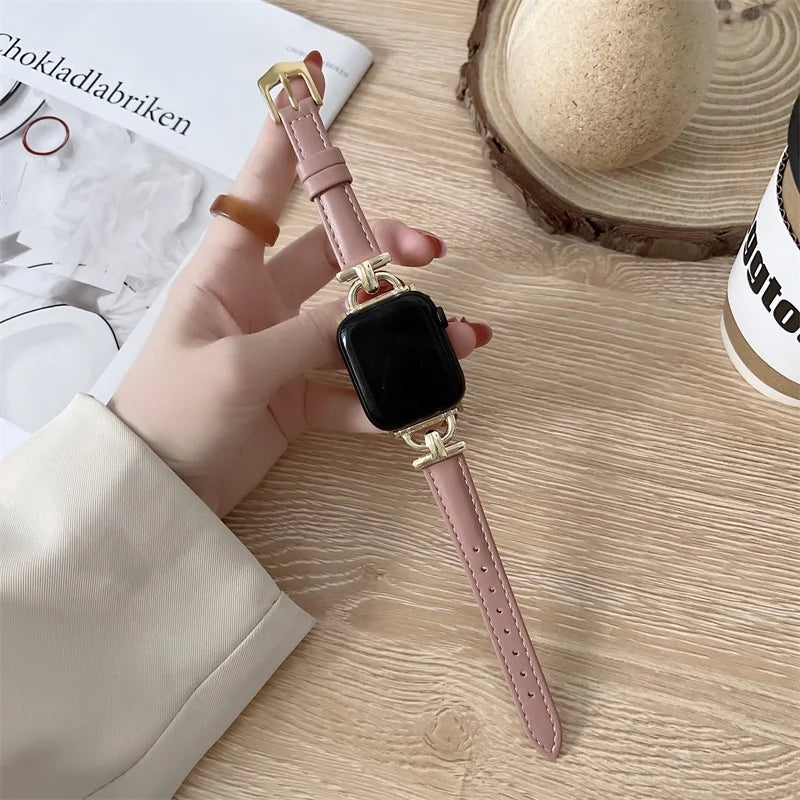 Apple Watch Genuine Leather Strap - Classic Durable Design BandsCo Straps
