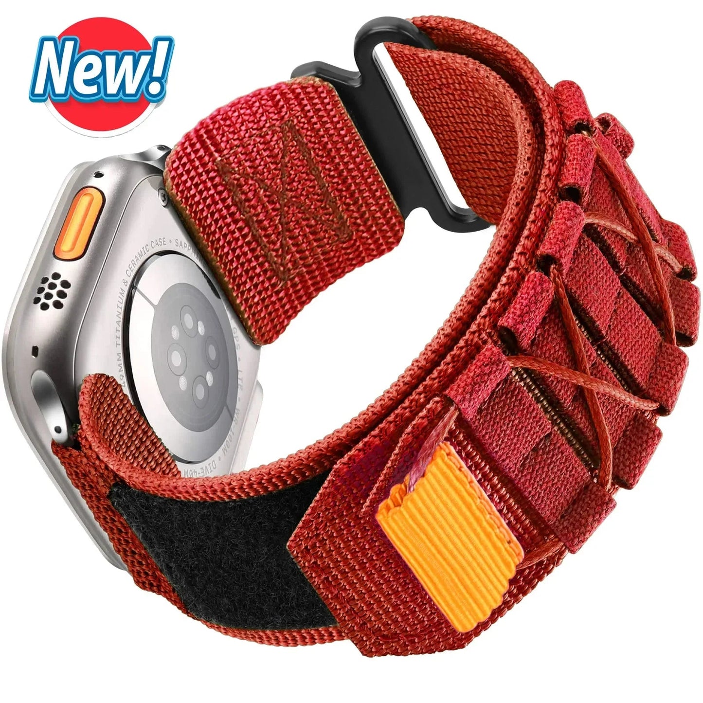 Apple Watch Nylon Strap - Tactical Loop Band for Series 8 7 6 BandsCo Straps