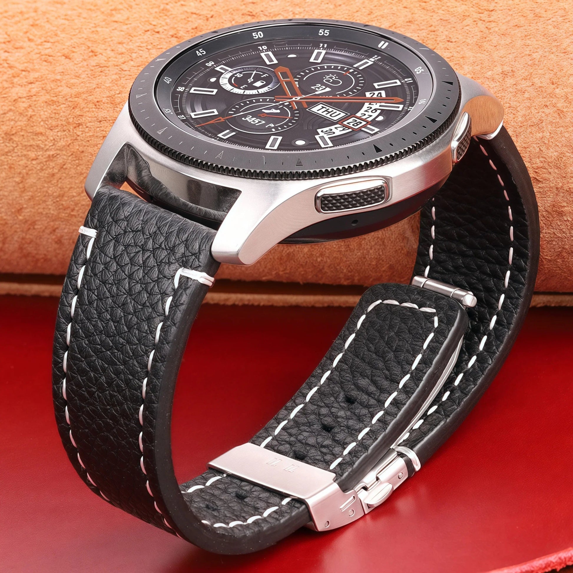 Amazfit Leather Watch Bands Genuine Cowhide Replacement Strap for Smartwatch BandsCo Straps