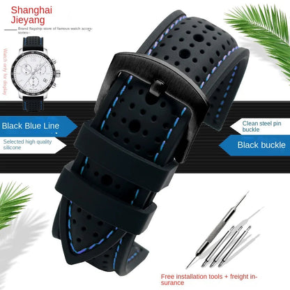COROS Silicone Sports Watch Band Breathable Rubber Strap Waterproof 20cm BandsCo Straps