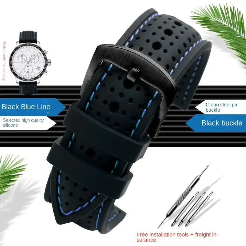 Suunto Silicone Band - Breathable Patterned Design BandsCo Straps