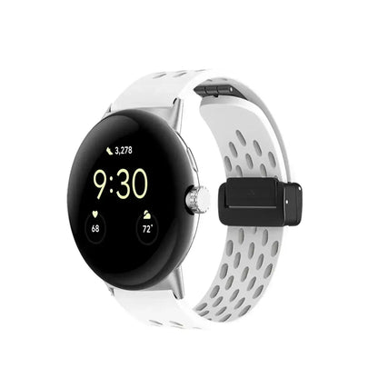 Google Pixel Silicone Band - Breathable With Magnetic Clasp BandsCo Straps
