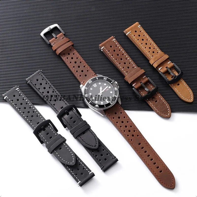 COROS Leather Watch Band 20cm Breathable Unisex for COROS Smartwatch BandsCo Straps