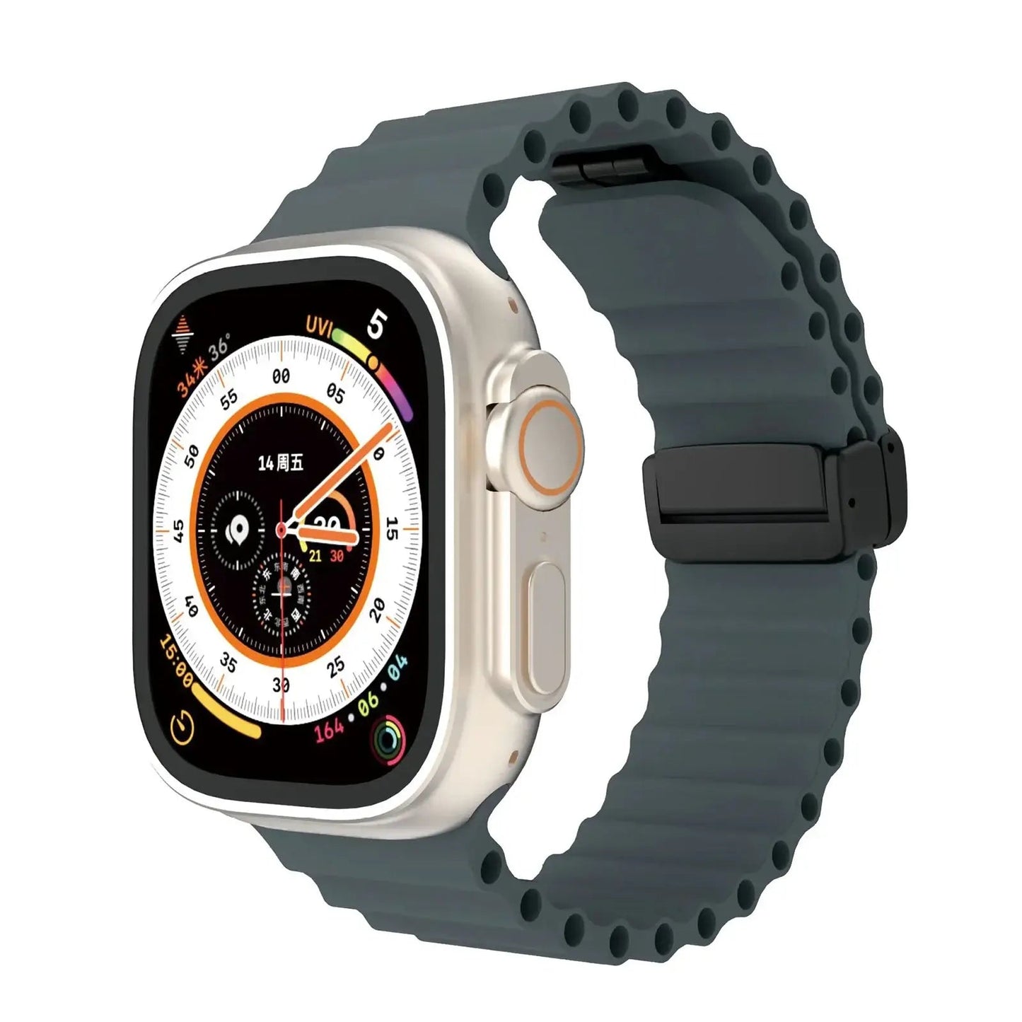 Apple Watch Silicone Strap - Soft Flexible Magnetic Design BandsCo Straps