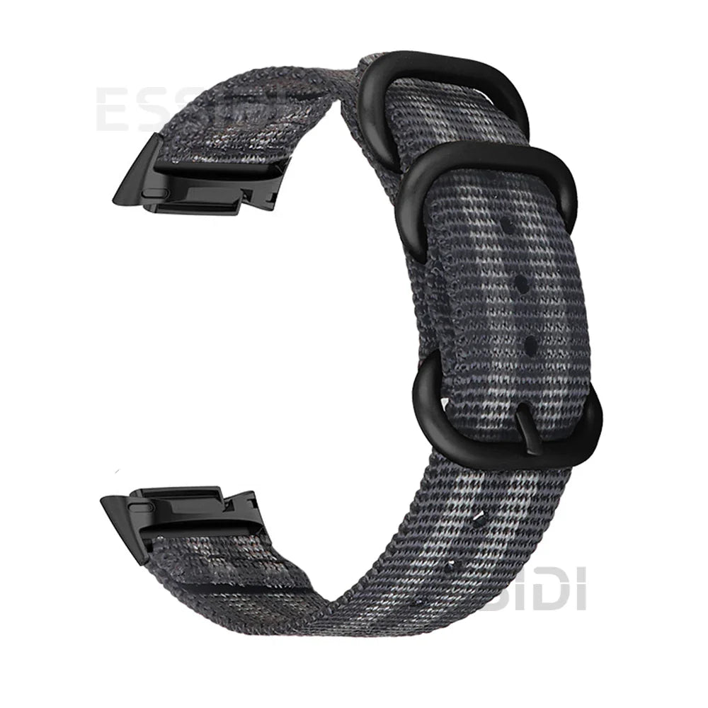 Fitbit Charge 5 6 Nylon Band Loop - Flexible Durable Strap BandsCo Straps