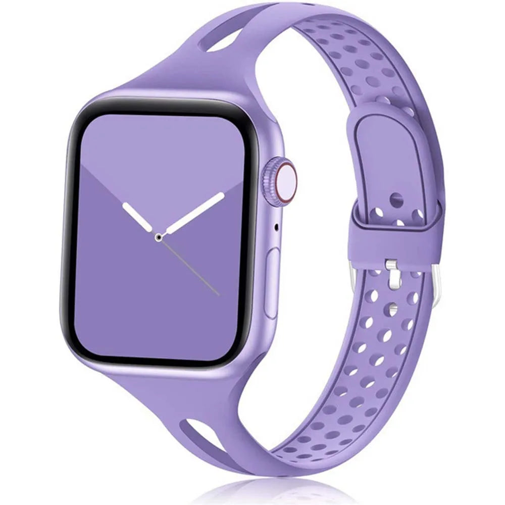 Apple Watch Silicone Strap - Soft Flexible Breathable Band BandsCo Straps