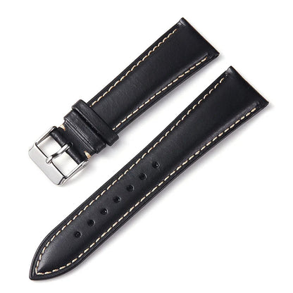 Amazfit Band Vintage Oil Wax Leather Watch Strap Cowhide Buckle BandsCo Straps