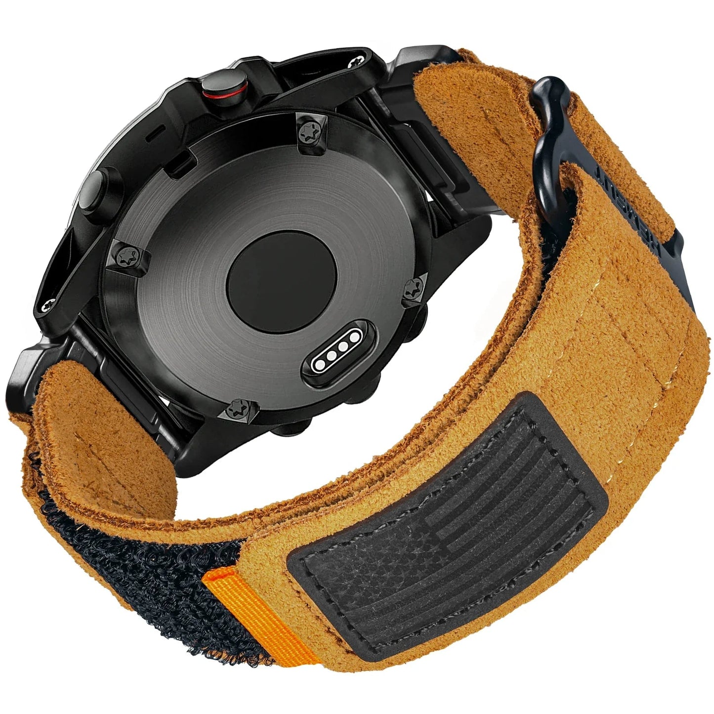 Garmin Leather Watch Band Strap - Premium Sports Style BandsCo Straps
