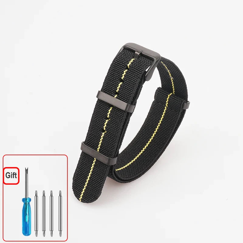 COROS Elastic Nylon Watch Band - Washable Waterproof Strap For Outdoors BandsCo Straps