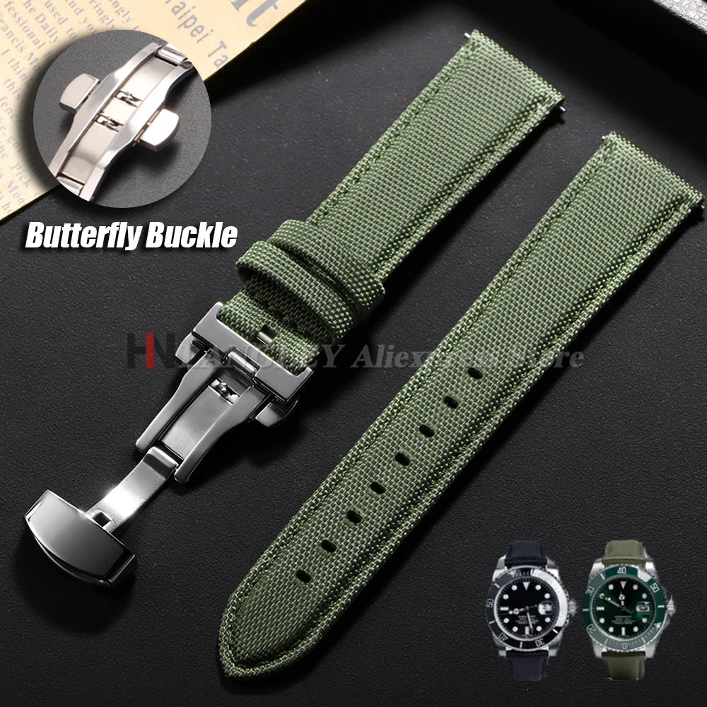 COROS Watch Band Sailcloth Nylon Quick Release Waterproof Strap Universal BandsCo Straps
