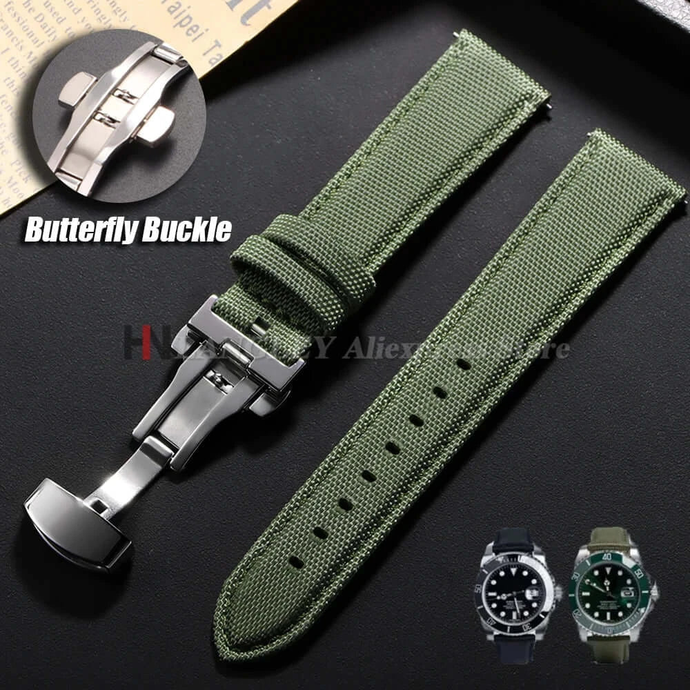 Amazfit Sailcloth Watch Band Nylon Strap Quick Release Waterproof BandsCo Straps