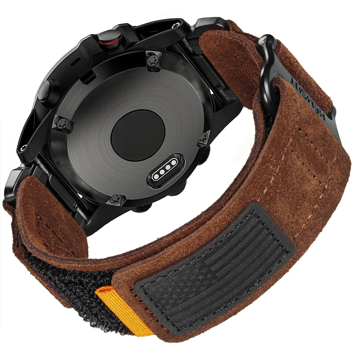 Garmin Leather Watch Band Strap - Premium Sports Style BandsCo Straps