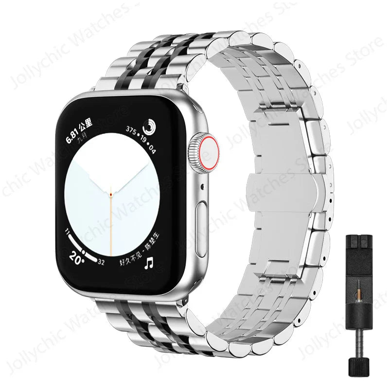 Apple Watch Stainless Steel Band - Elegant, Durable Design BandsCo Straps