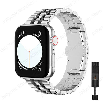 Apple Watch Stainless Steel Band - Elegant, Durable Design BandsCo Straps