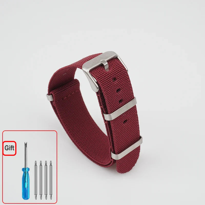 Amazfit Nylon Watch Band NATO Strap Waterproof Washable Elastic BandsCo Straps