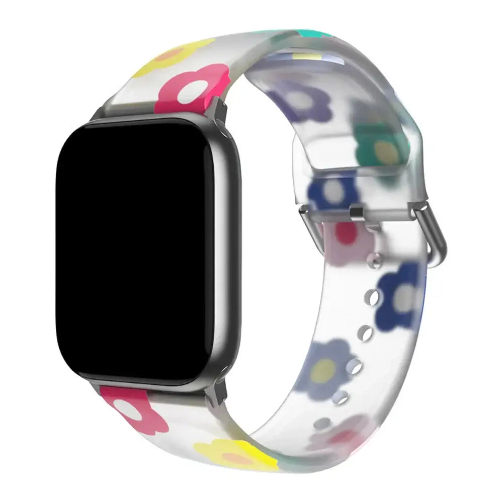 Apple Watch Silicone Strap - Colorful Floral Pattern Band BandsCo Straps