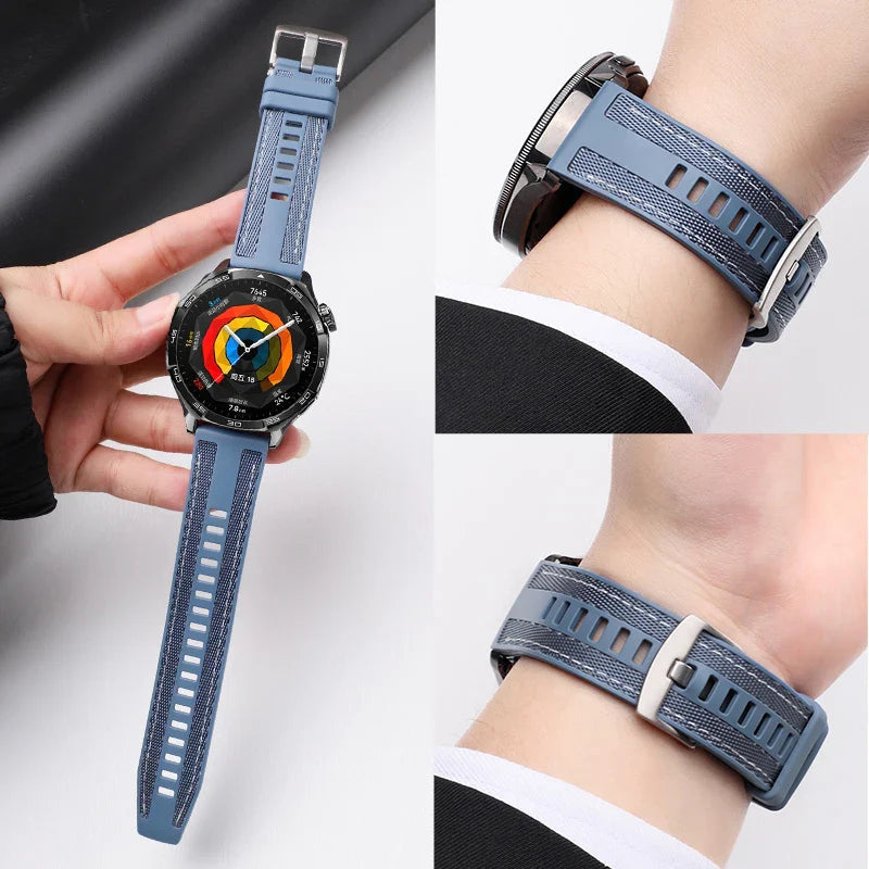 OnePlus Smartwatch Silicone Watch Band Breathable Sport Strap Replacement BandsCo Straps